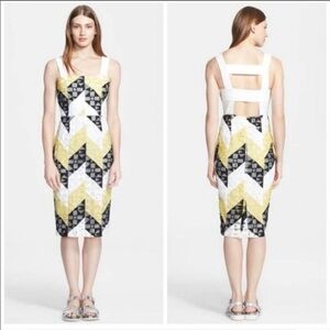 A.L.C midi laser cut dress